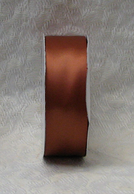 Rust Single Face Polyester Ribbon