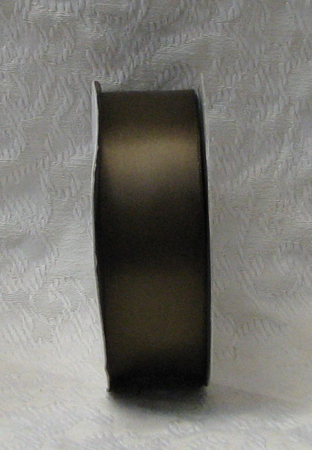 Seal Brown Single Face Ribbon