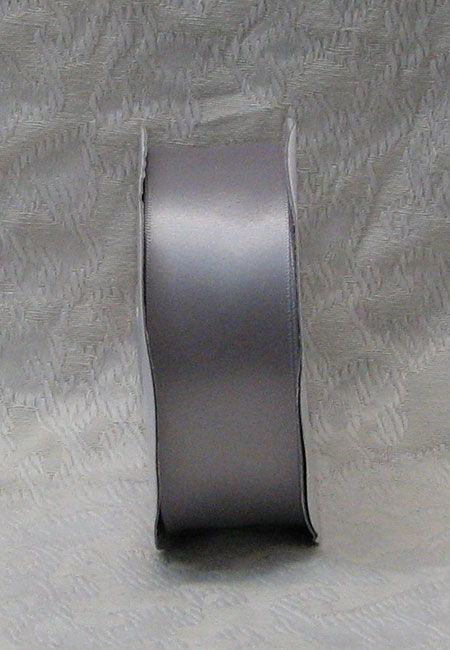 Silver Single Face Polyester Ribbon