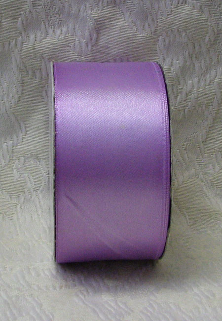 Lavender Single Face Satin Ribbon