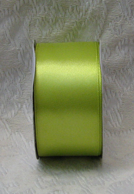 Lime Green Single Face Ribbon