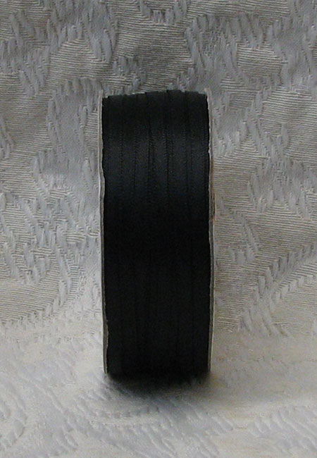 Black Double Face Ribbon