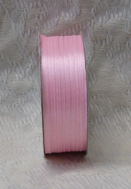 Lt. Pink Double Face Polyester Ribbon