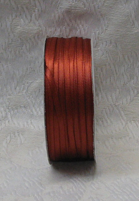 Rust Double Face Polyester Ribbon