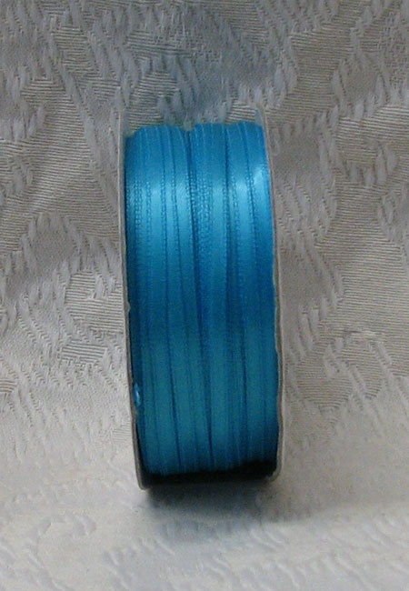 Turquoise Blue Double Face Ribbon