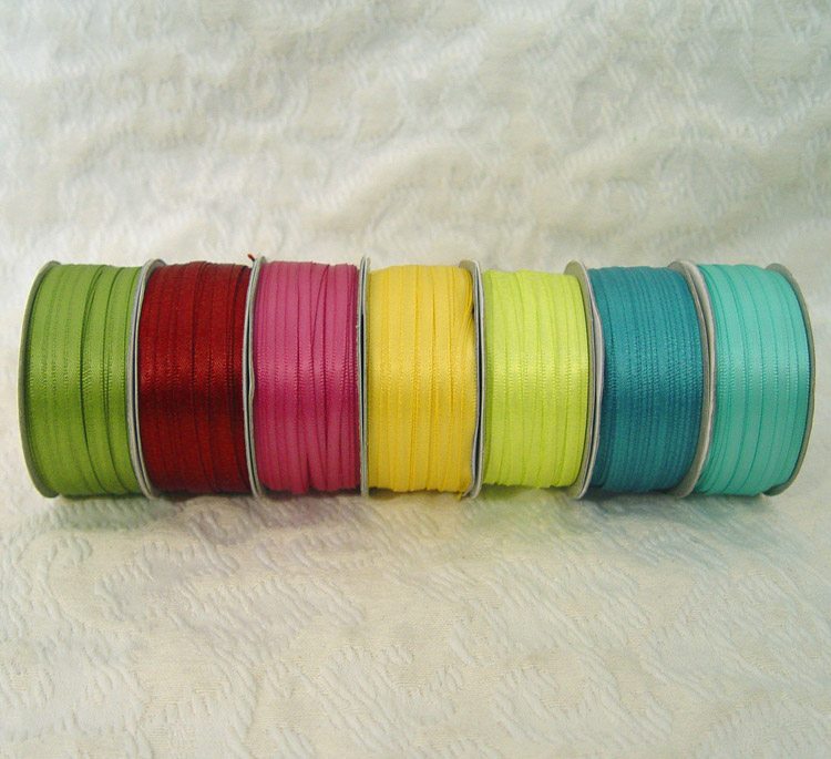 Double Faced Satin Ribbon 1/8 in x 50 yards