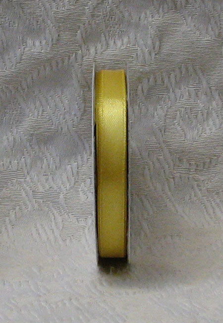 Lemon Yellow Single Face Satin Ribbon