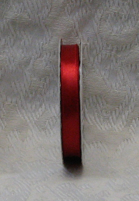 Red Single Face Satin Ribbon