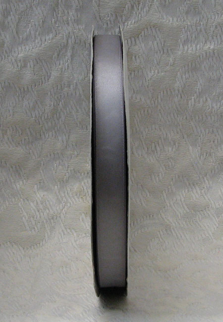 Silver Double Face Satin Ribbon