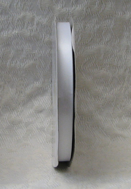 White Double Face Satin Ribbon
