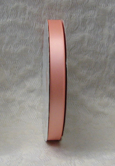 Peach Single Face Ribbon