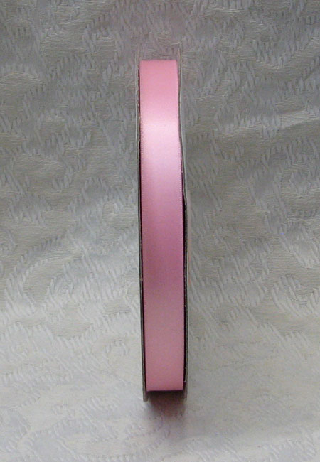 Pink Single Face Polyester Ribbon