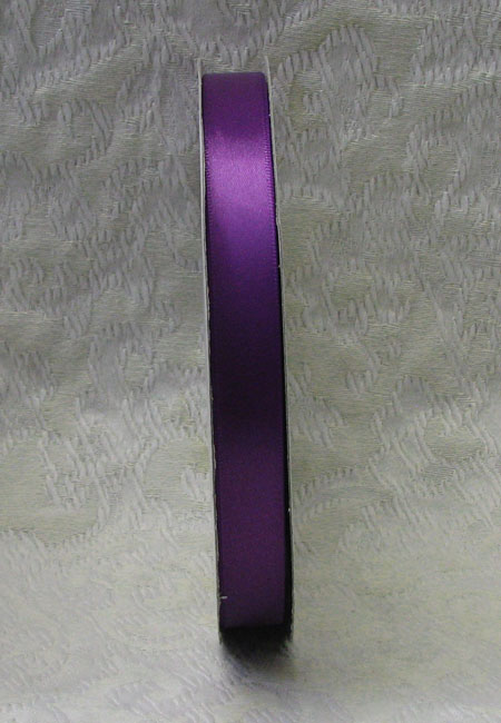Purple Single Face Ribbon