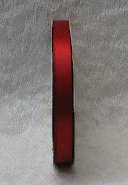 Red Single Face Ribbon