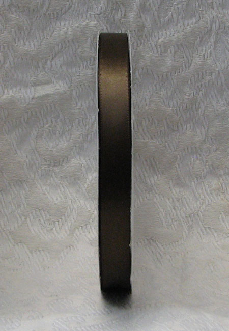 Seal Brown Single Face Ribbon
