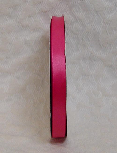 Shocking Pink Single Face Ribbon