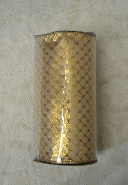 6" Wired Garland - Gold Diamond