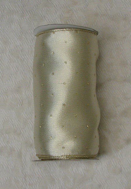 6" Wired Garland - Gold Dot