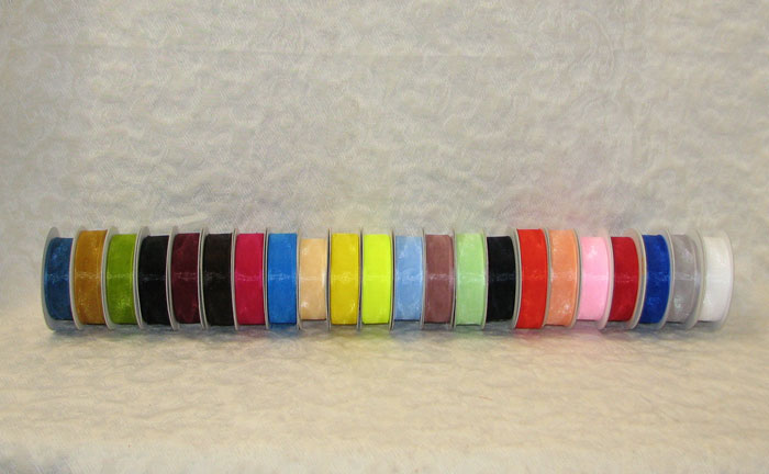 7/8" Wired Organza Ribbon