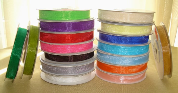 3/8" Nylon Organza Ribbon