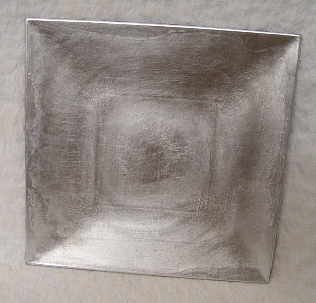 Wholesale Charger Plates - Metallic Silver