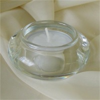 1" Glass Tea Light Holder