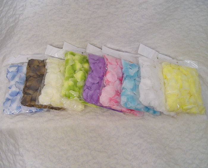 Cotton Fabric Rose Petals, Bag