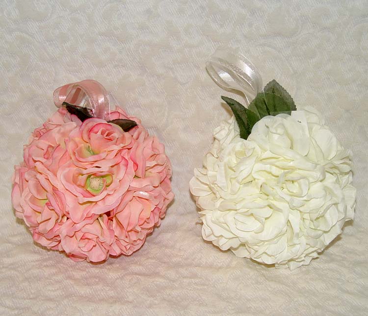 Synthetic Rose x 24 Kissing Ball