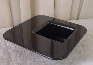 Large Mesa Shiny Black