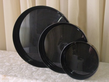 Designer Tray in Shiny Black