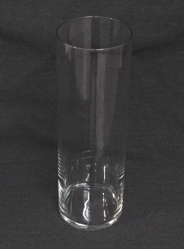 10.5" x 3.5" Glass Cylinder Vase