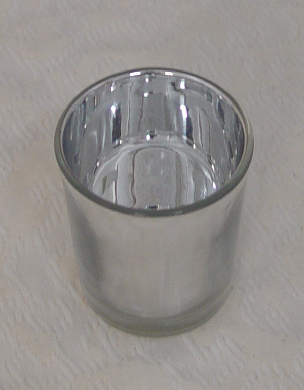 2 1/2" Mirrored Cylinder Vase