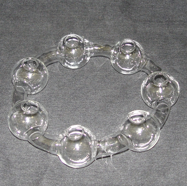 2in x 9in - 7 bud vase halo