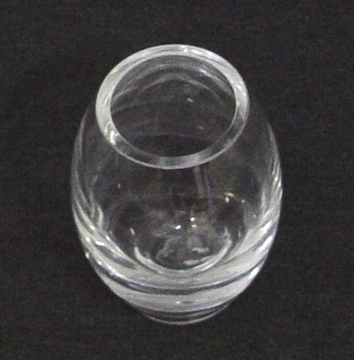 3" Tall Oval Bud Vase Top