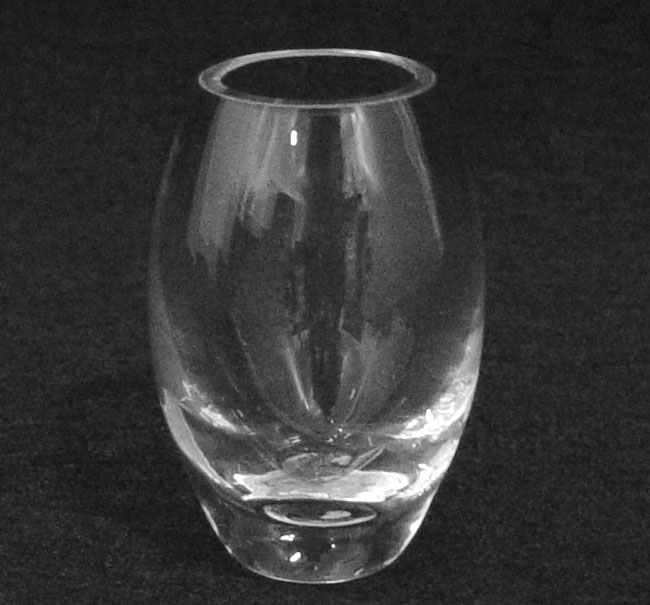 3" Tall Oval Bud Vase