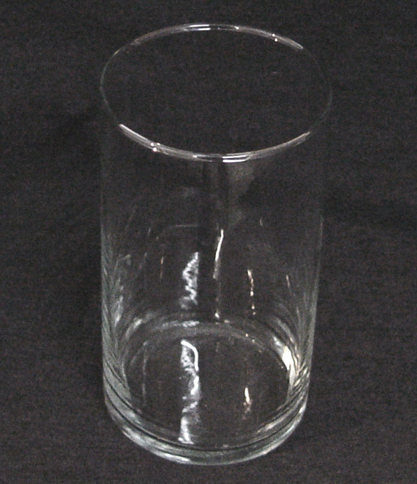 6" x 3.25" Glass Cylinder Vase