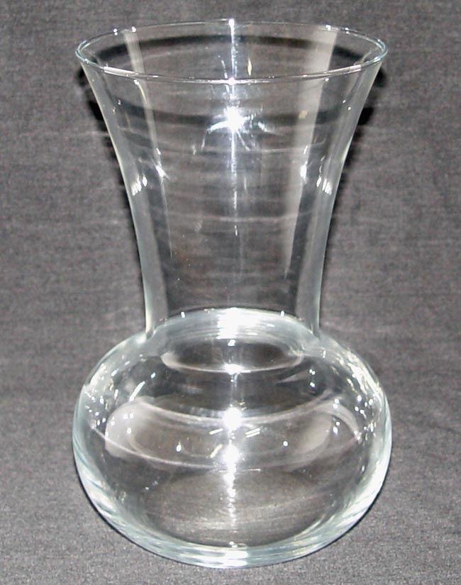 Tropical Glass Vase 8.75" Tall