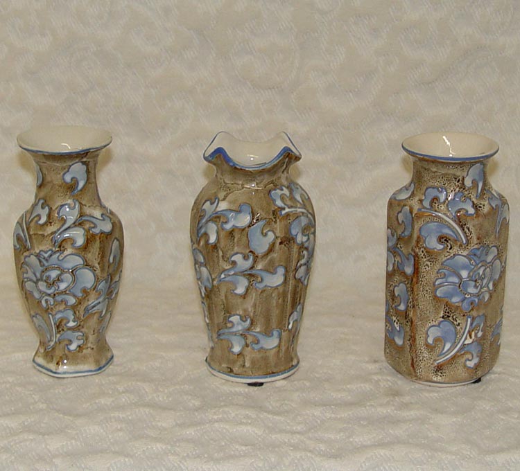Ceramic Painted Mini Vases