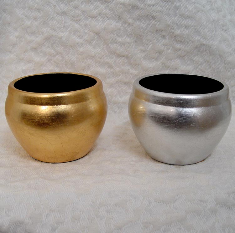 Gold/Silver Tapered Planters
