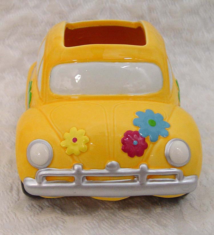 4 1/2" Tall Flower Bug, Ceramic Vase