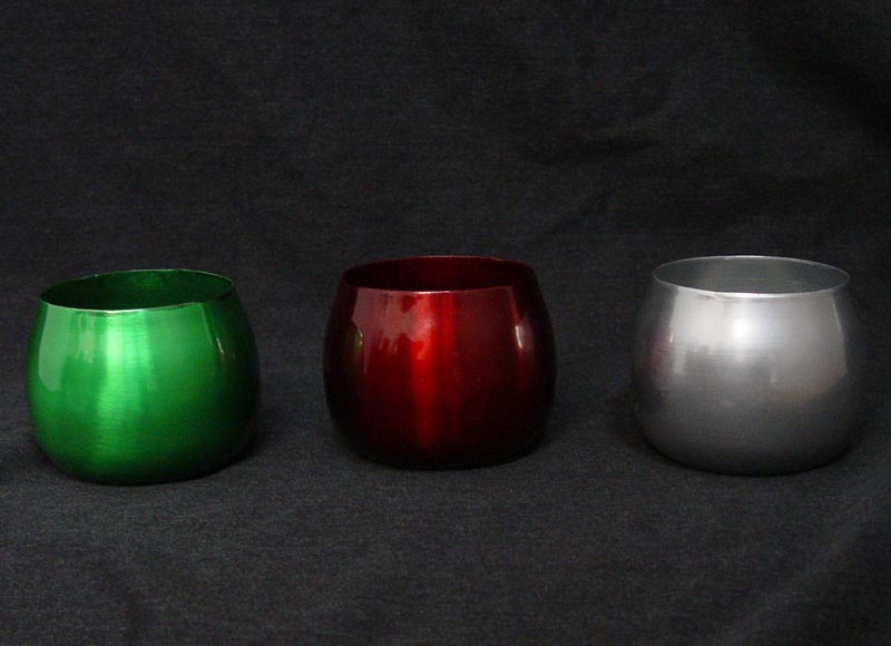 Mini, Cupped Metal Container