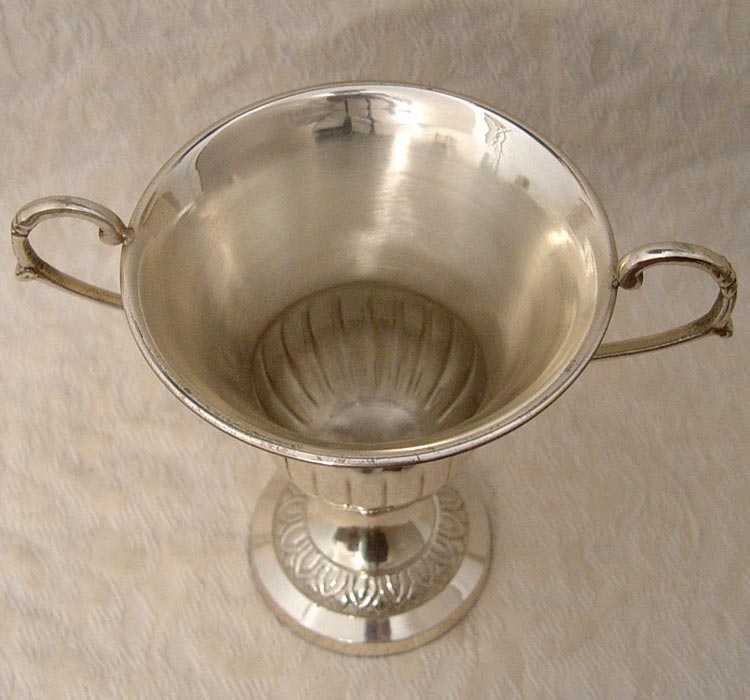 7 1/2" Tall Silver Trophy Vase Top