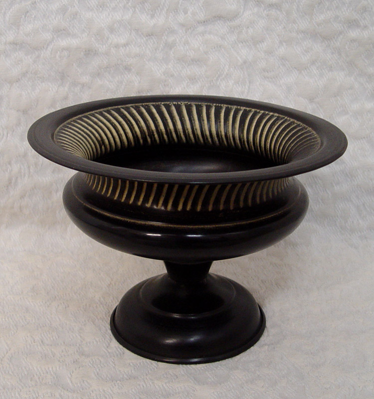 Dark Chocolate, brown metal urn