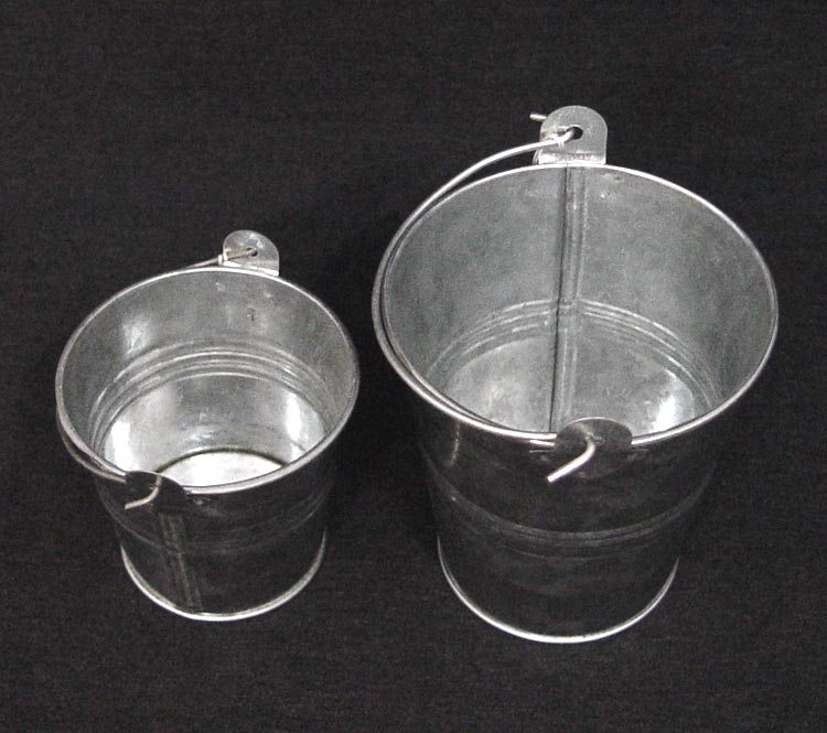 Galvanized Metal Pails Top