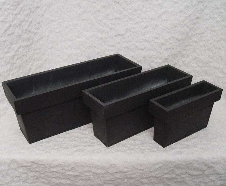 Tapered Rectangular Flower Planters