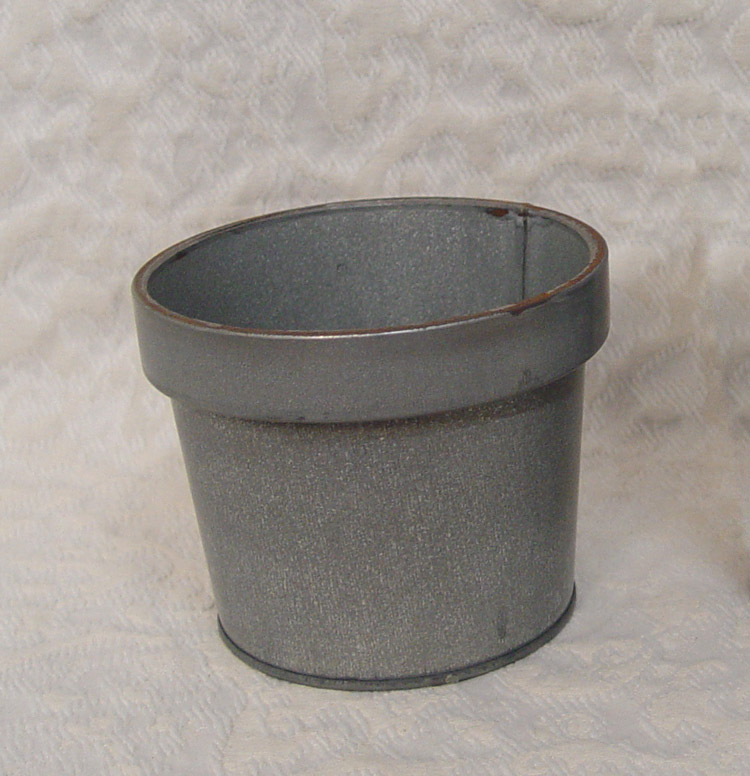 Tin Flower Pots