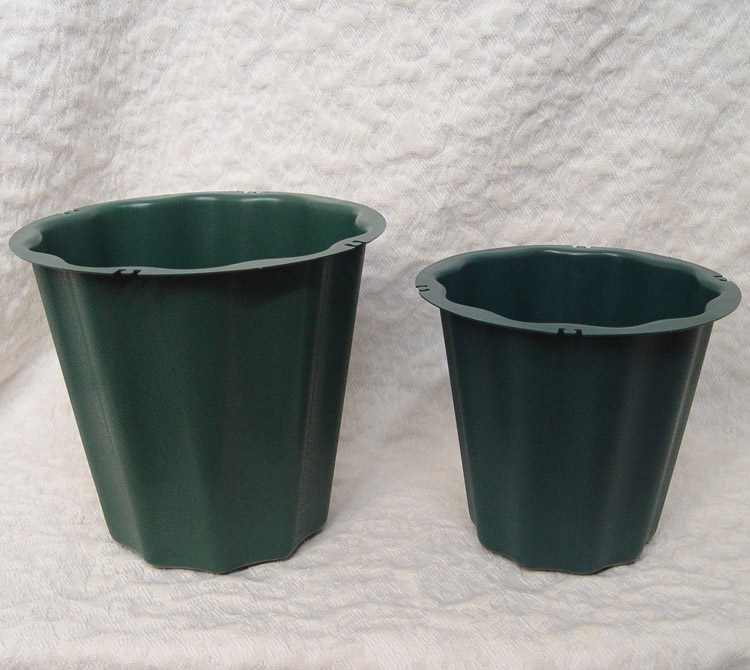 Large Green Plastic Floral Container