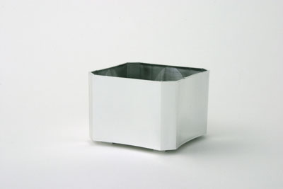 3 1/2" Box Planter, Case of 24 - Silver