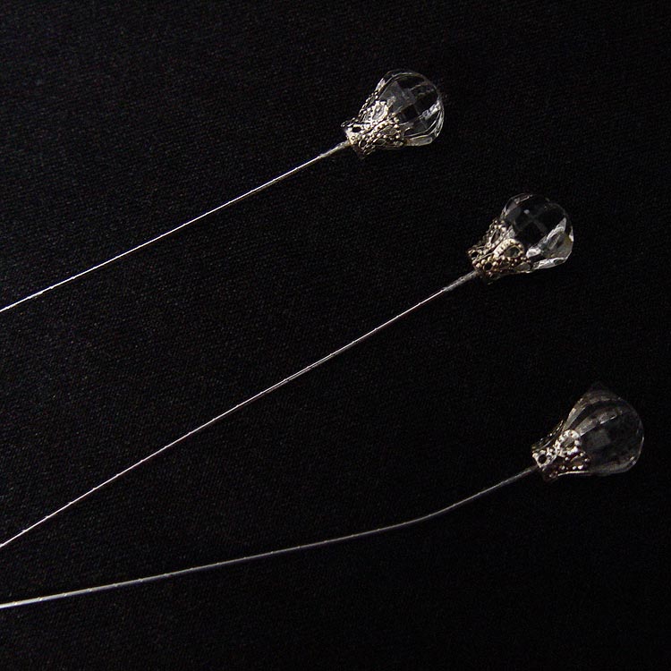 Silver Bouquet Pins