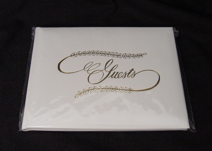 Wedding guest book